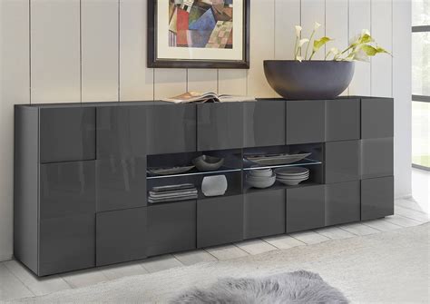collection  grey gloss sideboards