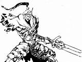 Artorias Souls Dark Sketch sketch template