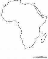 Africa Coloring Map Pages Color Hellokids Print sketch template