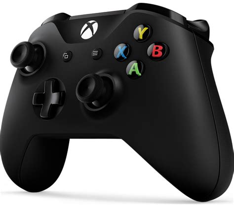 buy microsoft xbox  wireless controller black  delivery currys
