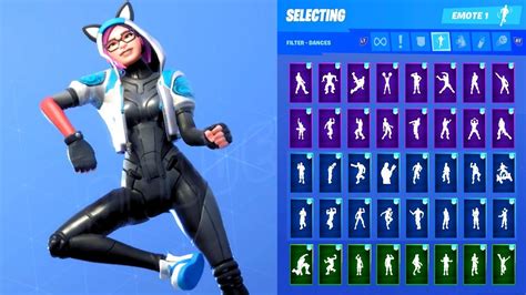 Lynx Stage 2 Blue Skin Showcase With All Fortnite Dances