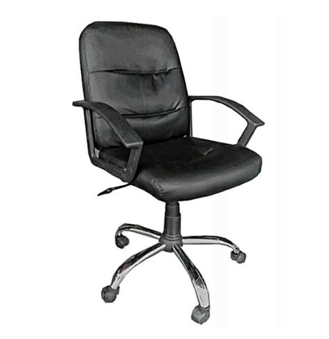 medium  leather swivel office chair bcchr