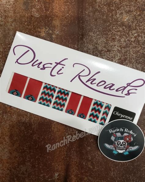 dusti rhoads cheyenne nail polish strips  ranchrebel