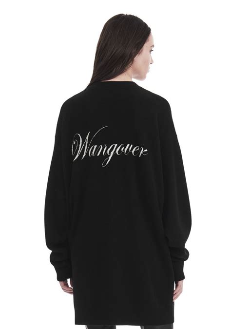 Alexander Wang ‎exclusivewangover Jacquard Oversized Cardigan ‎ ‎top