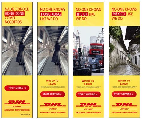 dhl express  speed  yellow campaign houseoflogannet