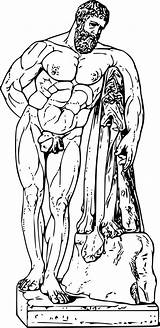 Hercules Heracles Mythology Mythologie Zeus Pngwing Hercule Antaeus Antike Historical Griechische Travaux sketch template