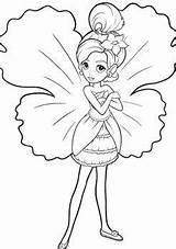 Thumbelina Barbie Coloring Pages Little Getdrawings Getcolorings sketch template