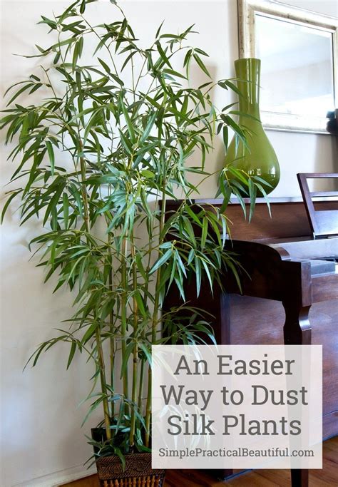 easier  cleaning fake plants   dust cloth