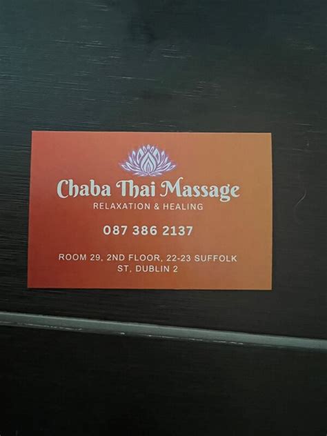 gallery chaba thai massage dublin 2