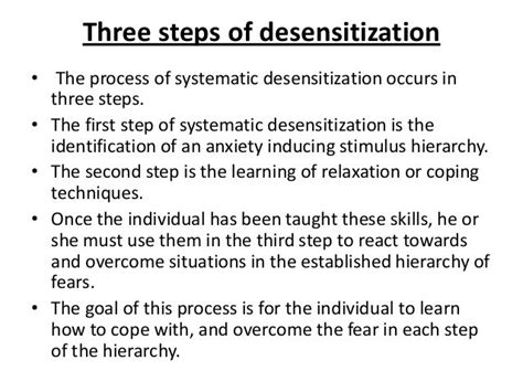 desensitization definition