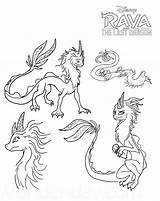 Raya Sisu Ausmalbilder Drache Letzte Drachen Coloringpagesonly Mythical Letzten sketch template