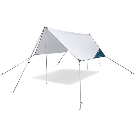 multifunction tarp camping shelter fresh quechua decathlon