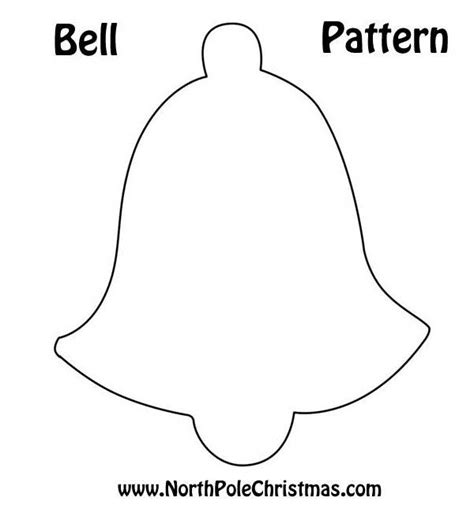 printable bell template printable world holiday