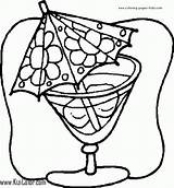 Trinken Boissons Copas Malvorlagen Aperitivo Alimenti Malvorlage Dessins Lebensmittel Speisen Bicchieri Verschiedene Coloriages sketch template