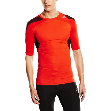 adidas techfit cool short sleeve  shirt tee functional shirt sports shirt ebay