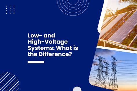 high voltage electrical systems    difference