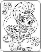 Shine Shimmer Coloring Pages Printable Print Color sketch template