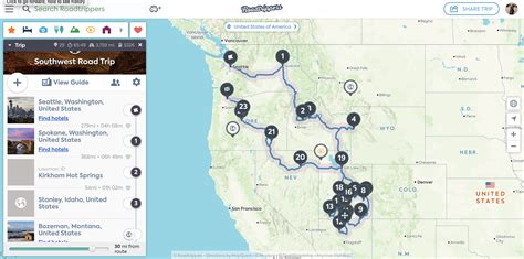 insanely  road trip planner tools  apps  route