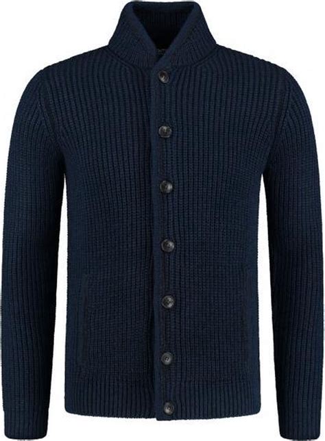 bolcom gents vest heren volwassenen knopen blauw  maat xl