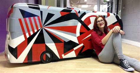 liverpool artist designs bus sculptures  london