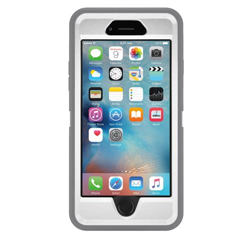 otterbox defender series phone case  apple iphone  gray walmart