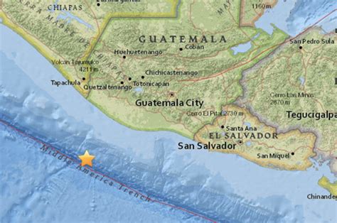 Guatemala Powerful Earthquake Rocks Guatemala After