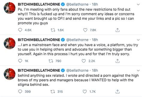 Bella Thorne Sort Of Apologizes To Sex Workers For Scam Onlyfans