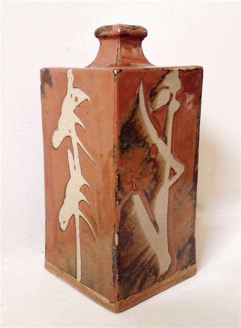 shoji hamada gallery hamada ceramic bottle modern pottery