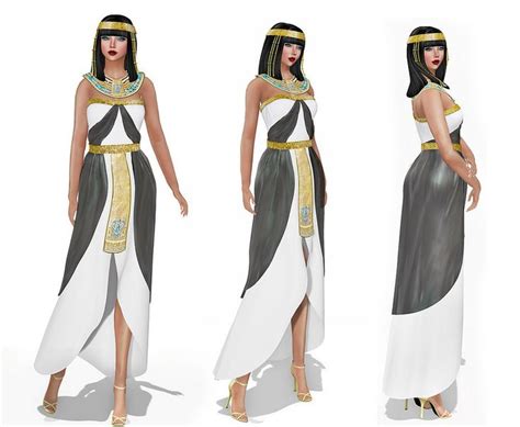 Womens Ancient Egyptian Quinn Costume Cleopatra Egyptian Fashion