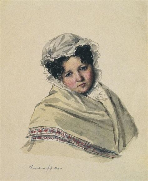 Portret Neizvestnoi Portrait Of Unknown Women Painting By Mikhail