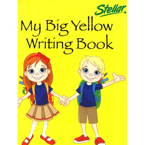 big yellow writing book scrapbooks activity books lj harper