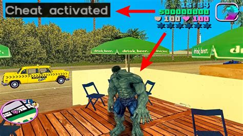 Secret Hulk Cheat Code In Gta Vice City Gtavc Mod Hidden