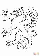 Dragon Coloring Pages Heraldic Dragons Imagine Drawing Sketch Categories Template sketch template