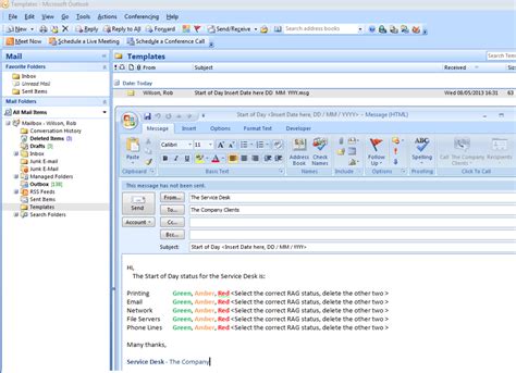 How To Edit Outlook Templates