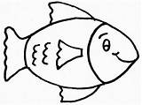Fish Drawing Kids Drawings Simple Shape Draw Coloring Clipart Pages Clip Scales Body Small Shapes Printable Toddlers Basic Oval Easy sketch template