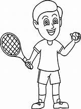 Racquet Oy Wecoloringpage sketch template