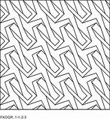 Tessellation Coloring Tessellations Escher Everfreecoloring sketch template