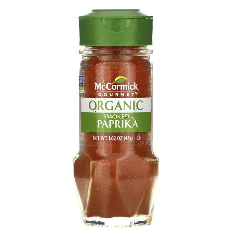 mccormick gourmet organic smoked paprika  oz   iherb