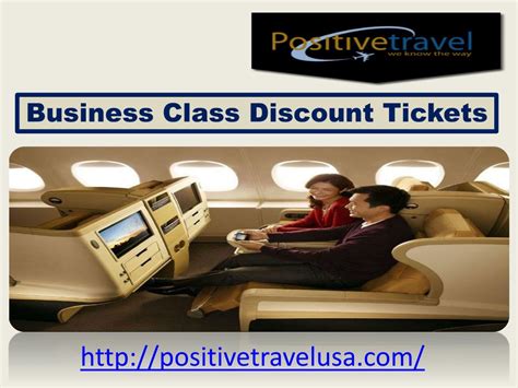business class discount  powerpoint  id
