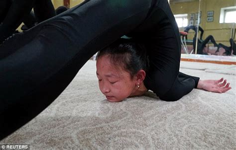 mongolian school for contortionists where girls spend four hours a day bent double daily mail