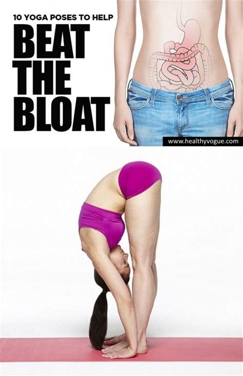 yoga poses  beat belly bloat  promote digestion bloated belly