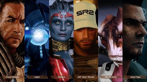 Mass Effect Characters 3 Speed Painting By Facundo