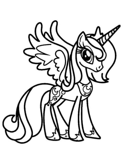 printable alicorn coloring pages alicorn drawing