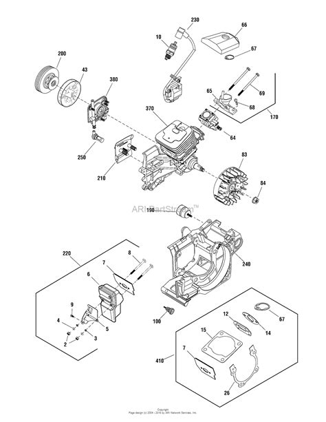 snapper spce  snapper cc  chainsaw parts diagram  engine group