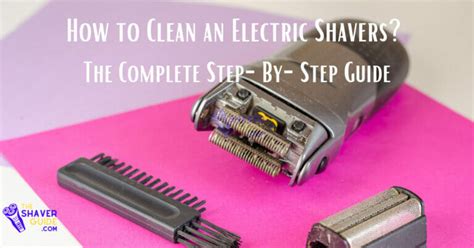 clean  electric shaver    disinfect  electric