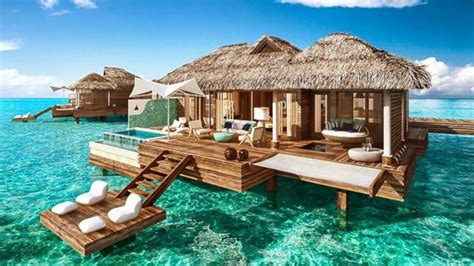 these new overwater bungalows in jamaica are what sweet vacation dreams