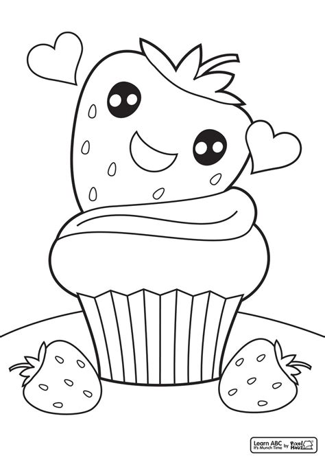 cute cupcake coloring pages coloring home