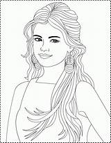 Selena Gomez Coloring Pages Celebrities Colouring Demi Lovato Drawing Printable Print Color Easy Book Getcolorings Getdrawings Drawings Choose Board Waverly sketch template