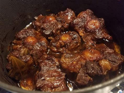 homemade braised oxtail rfood