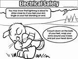 Safety Electrical Coloring Colouring Resolution Pages Medium sketch template